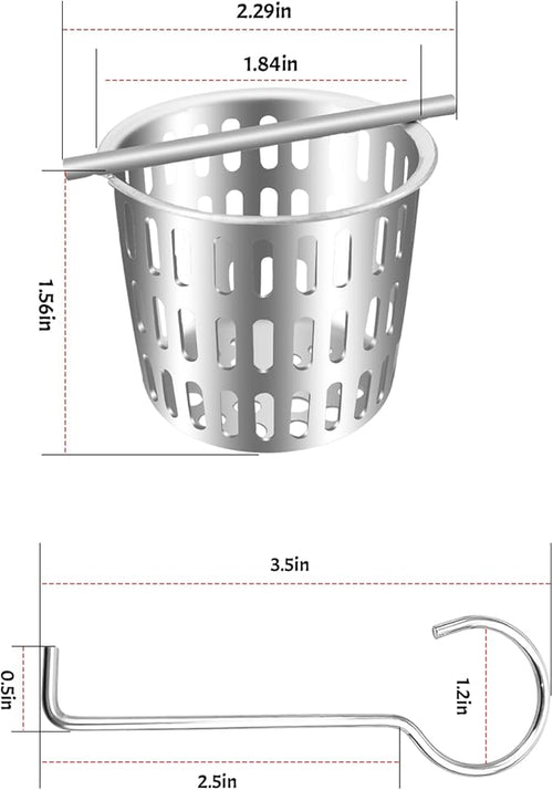 2 Inch Hair and Debris Strainer, Shower Drain Strainer - Image 2