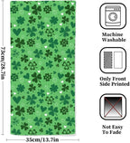 St Patricks Day Hand Towels for Bathroom, 2 Packs Lucky Clovers Fingertip - Image 2