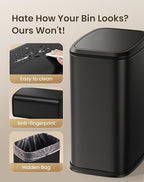 Cesun Small Bathroom Trash Can - Image 4