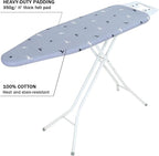 Ironing Board Cover and Pad Standard Size 15 x 54, 3 Pairs of Hook and Loop - Image 3