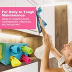 Microfiber Cleaning Cloth, 120 Pack Reusable Paper Towels Microfiber Towels - Image 5