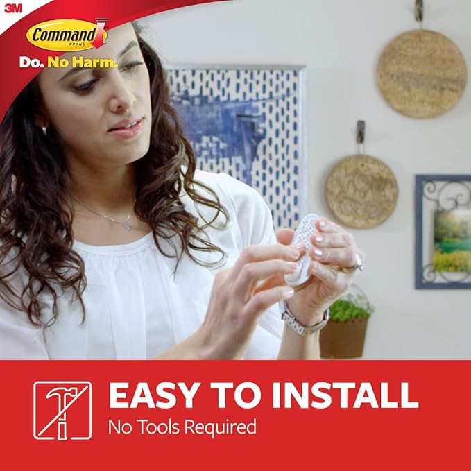 Command Small Utility Hooks, 24 Hooks and 28 Strips, Damage-Free Hanging Wall - Image 4