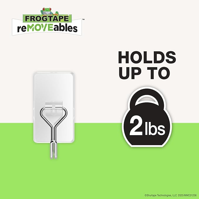 FrogTape reMOVEables Damage Free Adhesive Hook - Image 2