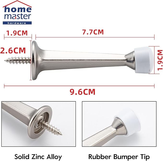 HOME MASTER HARDWARE Heavy Duty Solid Door Stop - Image 2