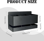 Black Aluminum Wall Mounted Electric Toothbrush Holder, No Drilling Required - Image 2