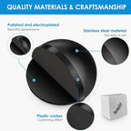 4 Pcs Self Adhesive Door Stoppers, Stainless Steel Floor Door Stop Wall - Image 3