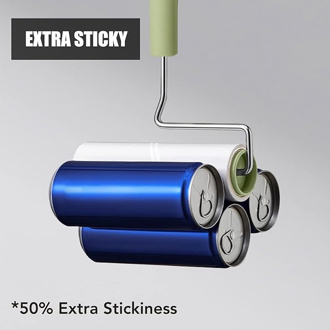Extra Sticky Large Surface Lint Roller, 6.3'' Giant Lint Roller - Image 4