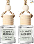 Palo Santo & Sandalwood Hanging Car Air Freshener – Long Lasting Essential Oil by Unknown