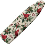 Christmas Birds Ironing Board Cover Cover Heat-Reflective Scorch Resistant Soft by Darisoco