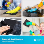 Orighty Black Microfiber Cleaning Cloth, 24 Pack Highly Absorbent Cleaning Rags - Image 4