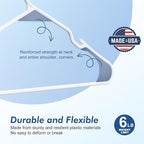 HOUSE DAY Plastic Hangers 100 Pack - Image 3