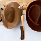 Patelai 2 Pcs Horsehair Felt Hat Brush Kit Lint Brush - Image 6