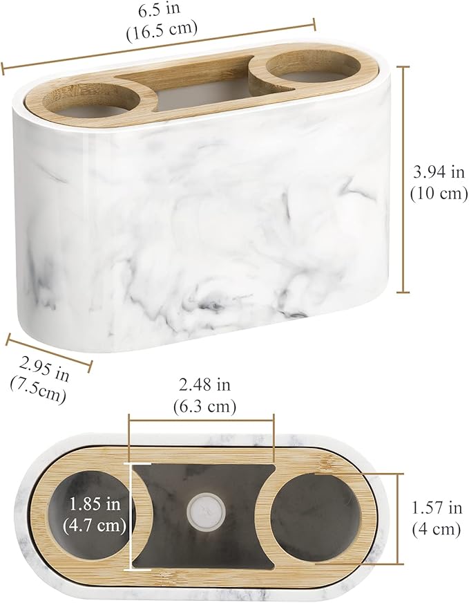 Shinowa Toothbrush Holder, Premium Toothbrush Organizer, Bathroom Storage - Image 5