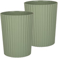 JiatuA Small Trash Can Plastic Wastebasket Round Garbage Container Bin by JiatuA