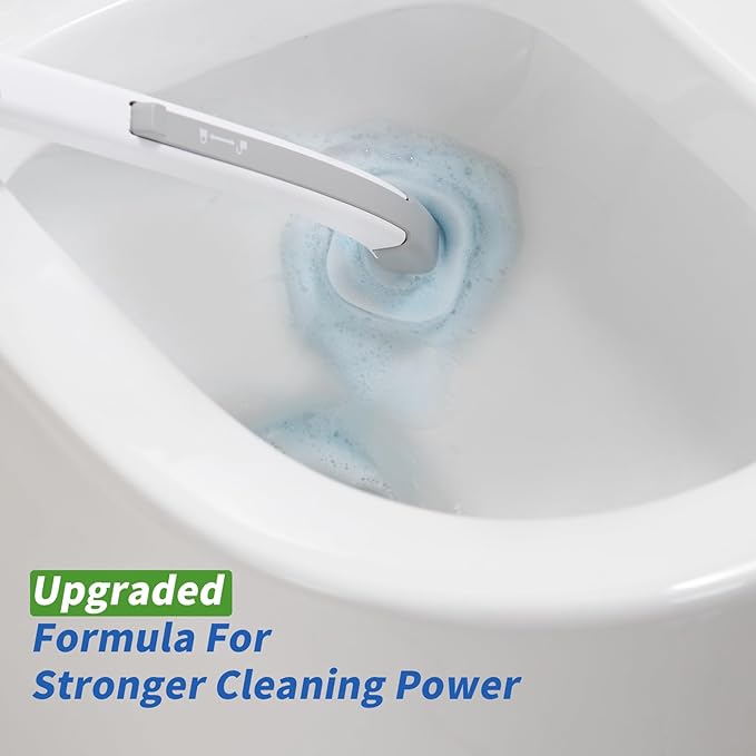 oshang 28 Count Toilet Brush Refills, Toilet Refill Pads, Disposable Toilet - Image 2