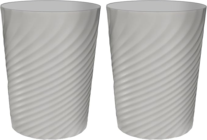 DAJITRE 1.8 Gallon Small Trash Can Wastebasket Recycling Bin Slim Profile by DAJITRE