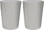 DAJITRE 1.8 Gallon Small Trash Can Wastebasket Recycling Bin Slim Profile by DAJITRE