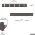 Umbra Flip Wall-Mounted Coat Rack - Image 3