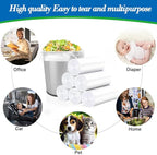 1 Gallon 140 pcs Small Clear Trash Bags, Strong 0.8 Gallon 1 Gallon 1.2 Gallon - Image 6