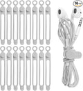 Nearockle 16Pcs Silicone Cable Straps Wire Organizer by ELECTRONICSORGANIZATION
