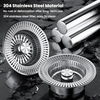3 in 1 Kitchen Sink Drain Strainer, Universal Stainless Steel Kitchen Sink - Image 5