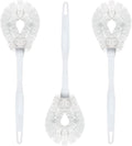 LOLA Toilet Bowl Brush w/Curved Head, 3 Pack, Coated Wire, Durable Poly Bristles by LolaProducts