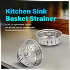 Highcraft 97353 Kitchen Sink Basket Strainer Replacement - Image 2