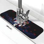 Dreamcatcher Rose Flowers Kitchen sink faucet pad, strong water absorption by Unknown