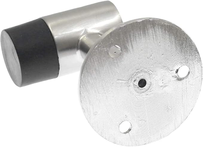 3 Inch / 75mm Heavy Duty Floor Stop, Door Stopper Stainless Steel Brushed Nickel - Image 4