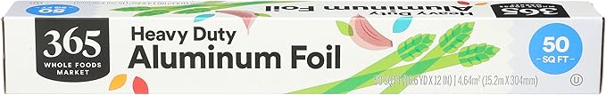 365 by Whole Foods Market, Heavy Duty Aluminum Foil, 50 Sq Ft by WholeFoodsMarket