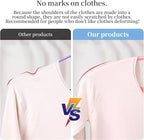 Plastic Clothes Hanger, Extra Thick Plastic Wide Shoulder Adult 360 Degrees - Image 2