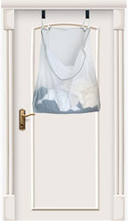 Hanging Washable Laundry Hamper, Over Door Mesh Laundry Bag by SECOPIN