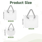 30 Pack Adhesive Picture Hanger Picture Hanging Hooks Without Nails Invisible - Image 3