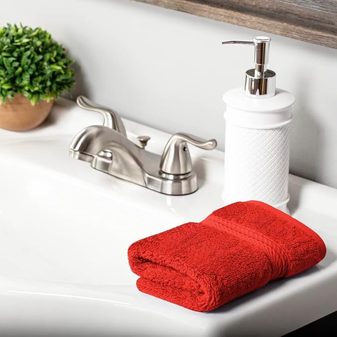 Superior Solid Egyptian Cotton Face Towel Set - Image 7