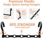 Magic Clothes Hangers Space Saving, Premium Closet Organizers and Storage - Image 3
