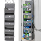 GORILLA GRIP Over The Door Organizer Storage, 5 Deep Hanging Shelves, Holds by GorillaGrip