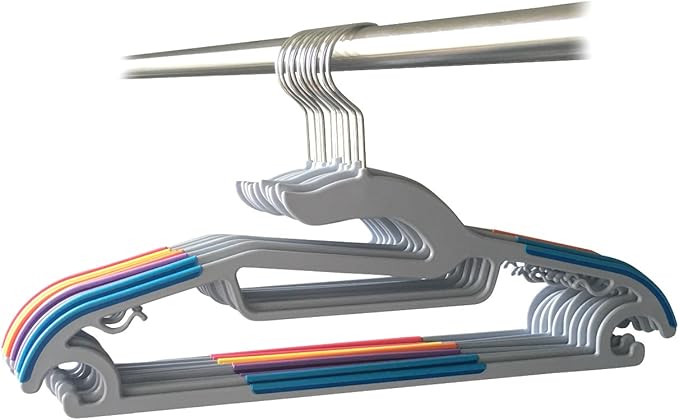 P3500M 30 Pack Light-Weight Non-Slip Durable Clothes Plastic Hangers Perfect - Image 2
