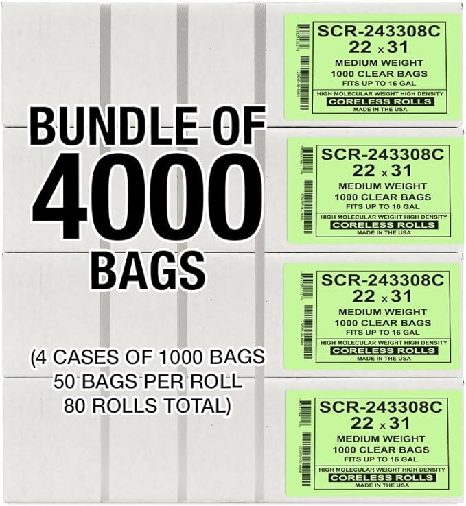 Aluf Plastics 12-16 Gallon Trash Bags - Image 7