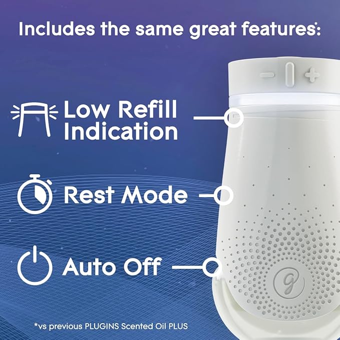 Glade PlugIn Plus Air Freshener Starter Kit, Scented Oil - Image 6