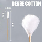 6 Inch Long Cotton Swabs for Dogs ，Cat，Small Pet Ears Cleaning, Pet Cotton Ear - Image 3