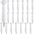 20 Pieces Wooden Shaker Peg Screw-on Pegs 3.62 Inch Long Unfinished Wood Shaker by Jetec