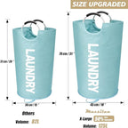 125L X-Large Laundry Basket, Freestanding Tall Clothes Hamper, Collapsible - Image 3