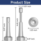 4Pcs Adjustable Door Stopper, 3.07-4.45in Aluminum Door Stoppers - Image 2