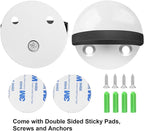 10 Pack Door Stoppers Adhesive Floor Mounted Door Stop No Drill - Image 4