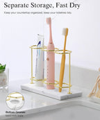 Emibele Toothbrush Holder, Resin Electric Toothbrush Holder - Image 2