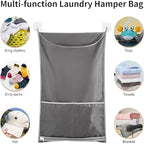 Hanging Laundry Hamper, Over The Door Laundry Hamper, Hanging Laundry Bag - Image 3