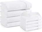 Homaxy Kitchen Towels and Dishcloths Set, 12 x 12 and 13 x 28 Inches, Super by Homaxy