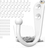 25PCS Wall Hooks | Hooks for Hanging | Wall Hooks for Hanging | Coat Hooks | by ZAYBOD