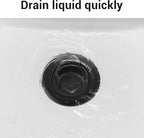 2 PCS Drain Strainer, Sink Strainer, Large Wide Rim 4.5 Inch Diameter - Image 6