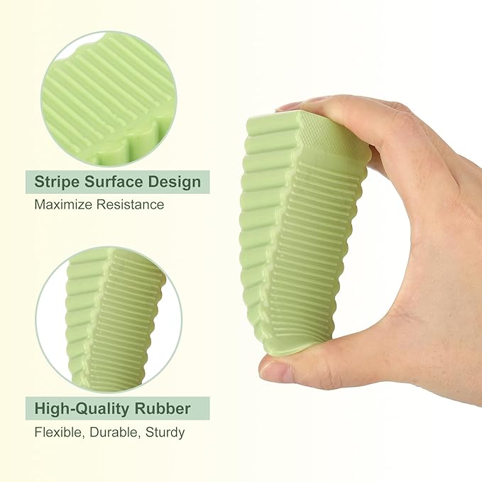 uxcell 2 Pcs Door Stoppers for Bottom of Door, 28mm/1.10 Inch Door Stops - Image 3